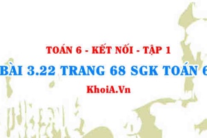 Bài 3.22 trang 68 SGK Toán 6 tập 1 Kết nối tri thức